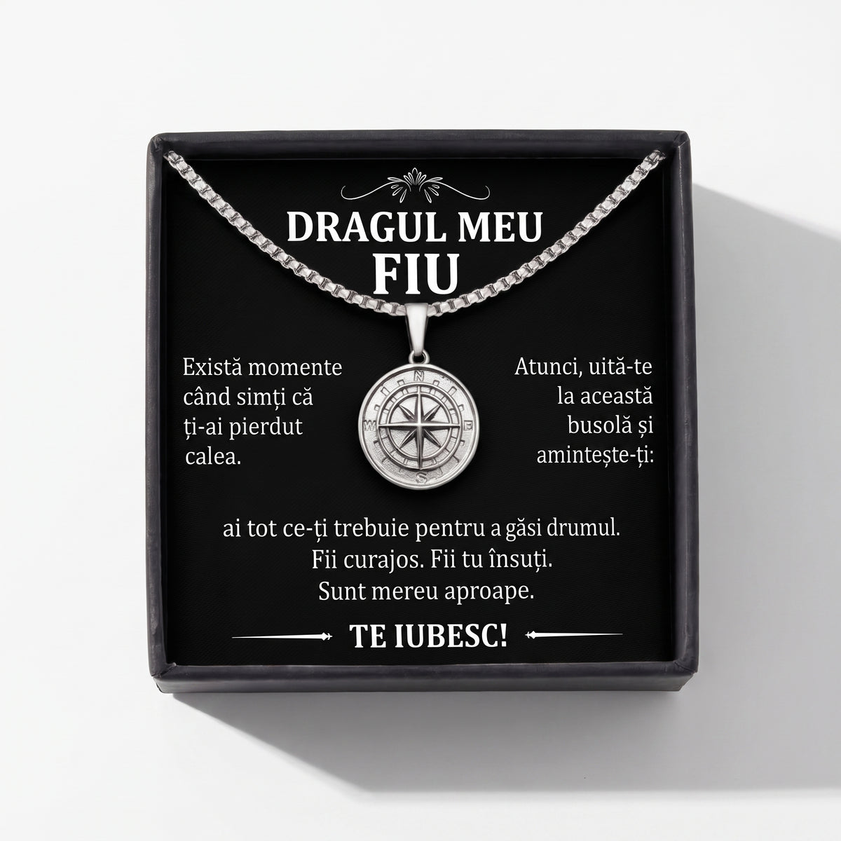 Colier Busolă – Cadou pentru Fiul tau